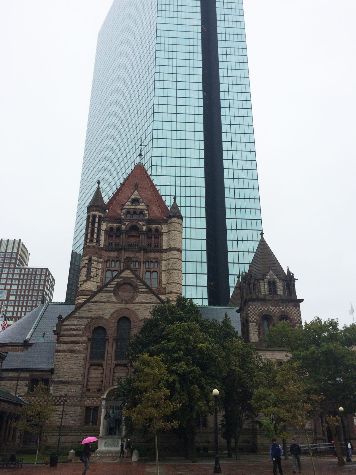 Trinity Church and The Hancock